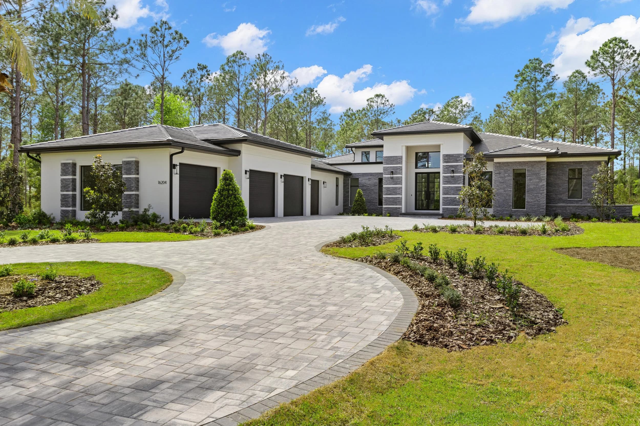 Completed elevation set by day