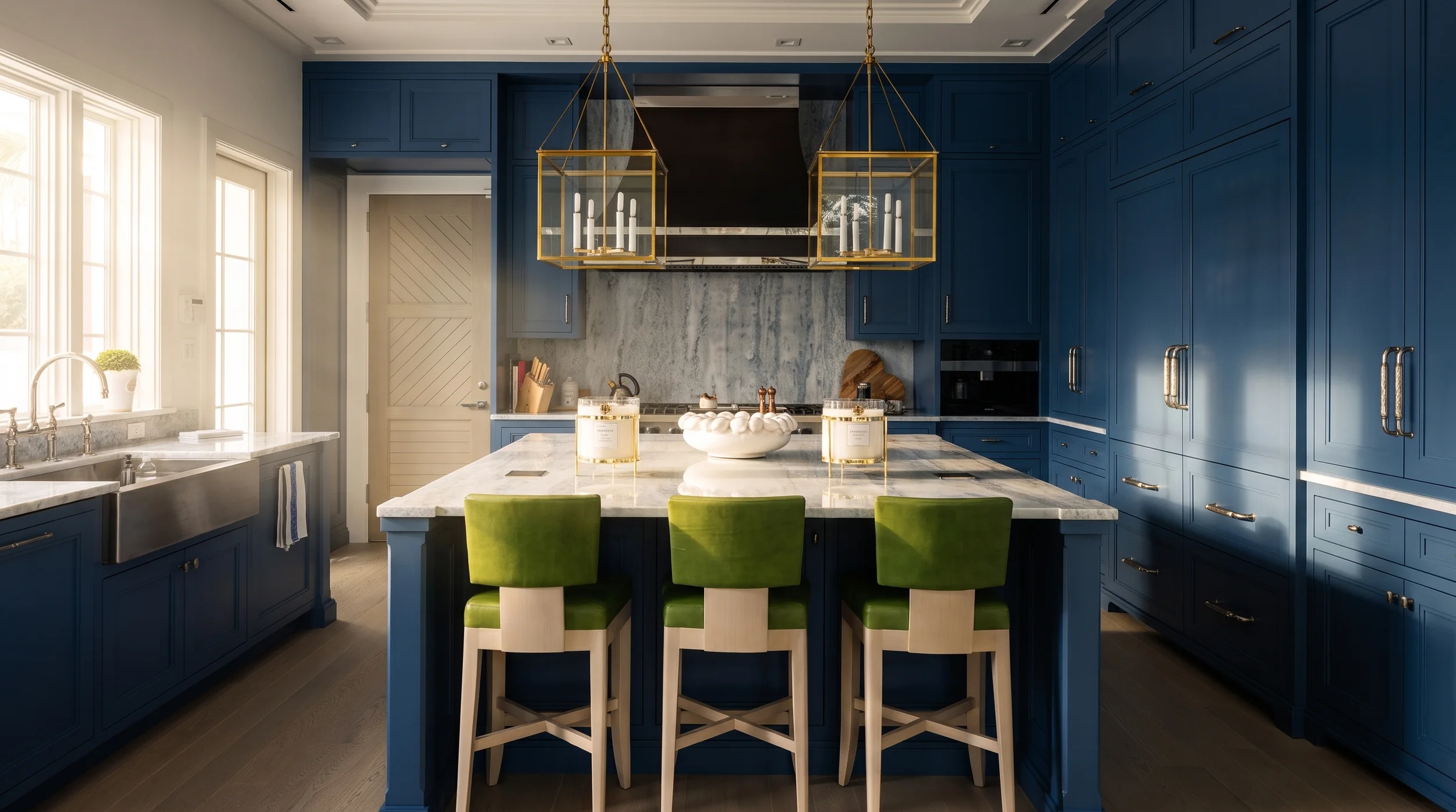 Navy Kitchen, Private Residence